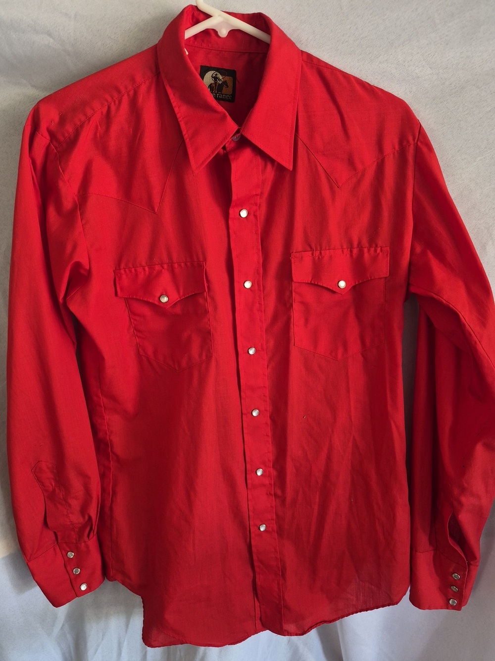 A Real Cowboy Shirt For A Cowboy.Open Range  Western Button-Down Shirt
